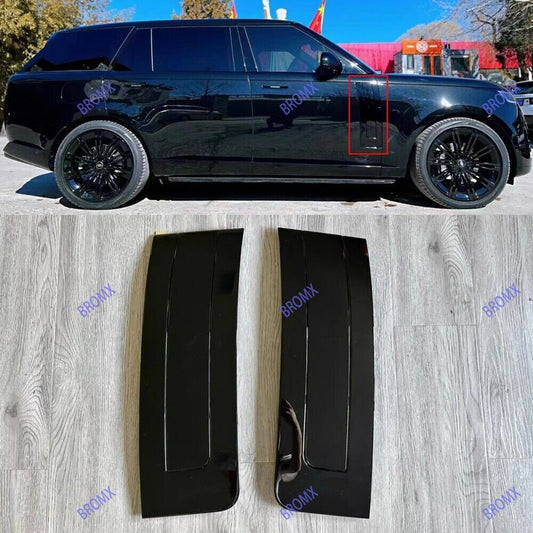 Door Side Vents Cover Moulding Trim Fit For LR for Range Rover L460 2023-2025 Black