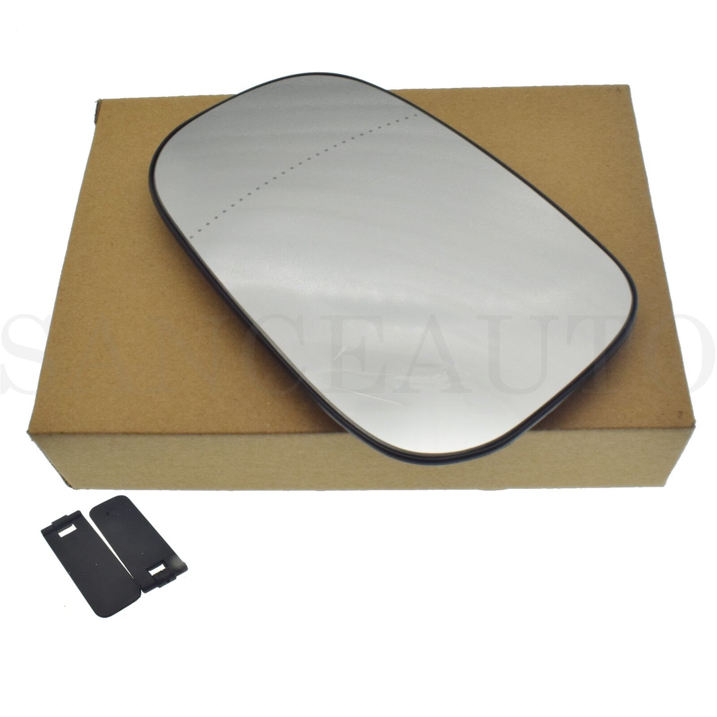 Left heated mirror glass with support suitable for Volvo S80 S60 S40 V60 C30 V70 30762571- n