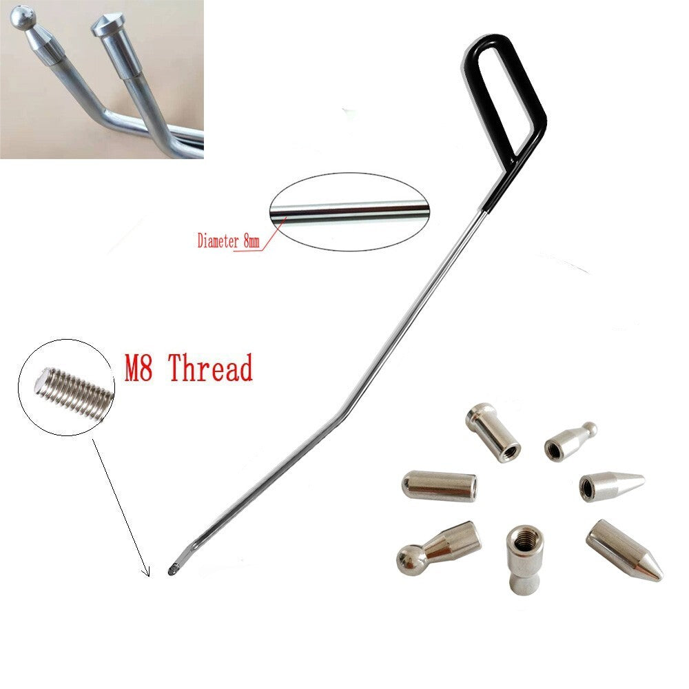 8Pcs Car Push Puller Rods Tools Dent Removal Rod car push puller rods tools v