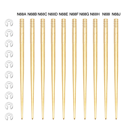 Motorcycle Carburetor Needle Jets 10pcs Carb N427-68-N68 Oil Needle Jet Kit Q