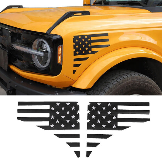 Side Fender Leaf Air Vent Trim Sticker  for ford  Bronco 2021-2024 Accessories