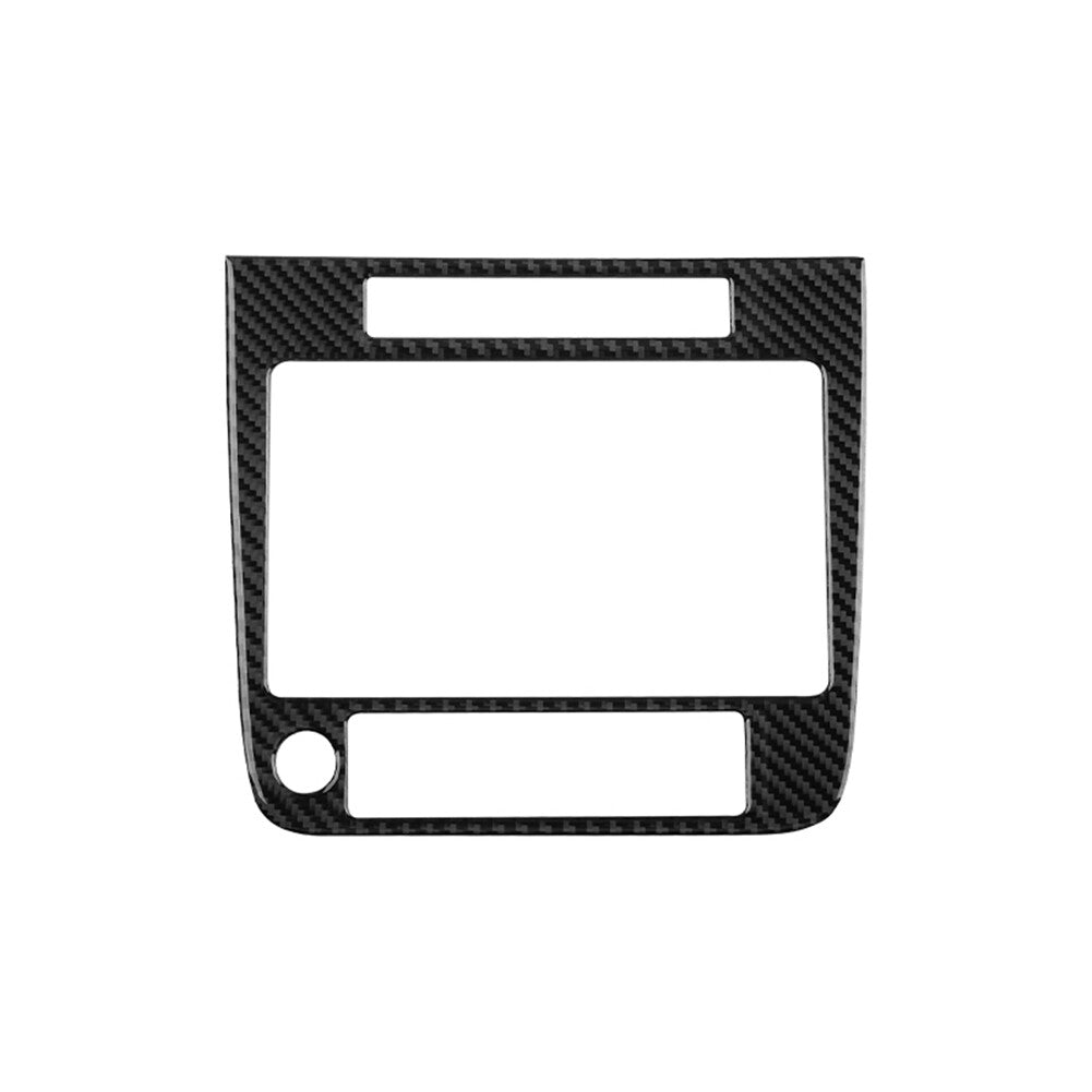 Carbon Fiber Front Armrest Box Above Cover Trim For Explorer 2020-2023 v