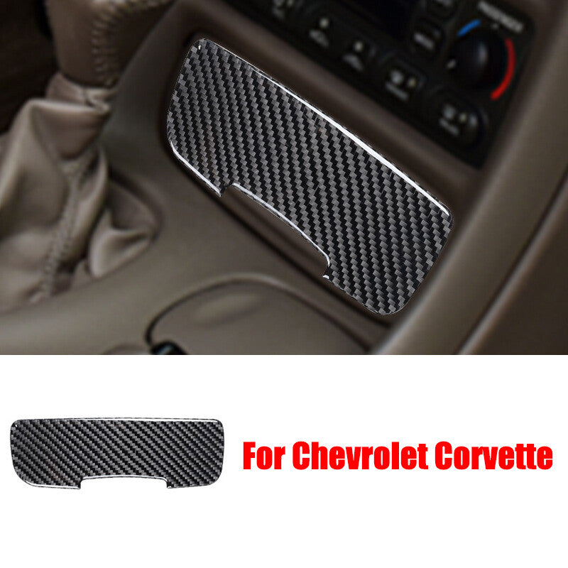 Carbon fiber interior power outlet trim for Corvette C5 1998 - 2004 - n