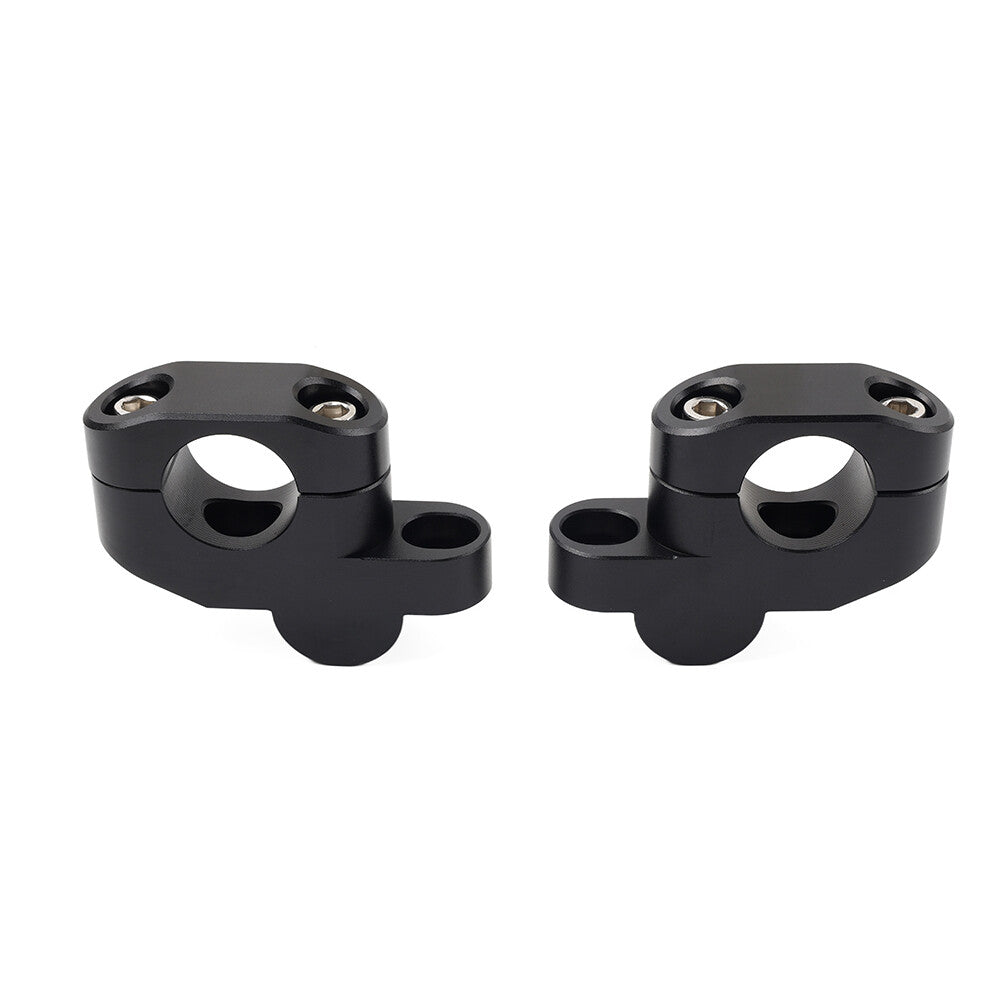 28mm 1 1/8 Offset Handlebar Clamp Mount Riser Black for Honda for Suzuki for Yamaha Q