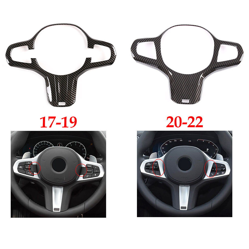 Oak Grain ABS Steering Wheel Cover for BMW 5 6 Series X3 G30 6GT 2018-19 X4 2019
