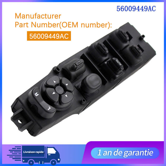 Bouton Commande Leve Vitre Pour for JEEP CHEROKEE XJ 1984-2001 68171681AB 56009449AC n