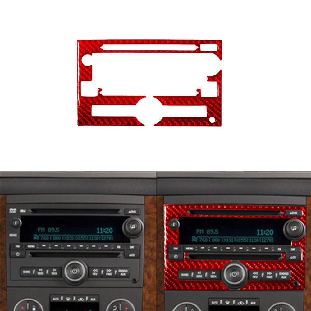 Red Carbon Fiber Interior Left Of Gear Shift Cover Trim For Supra A90 v