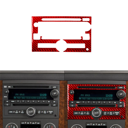 Red Carbon Fiber Interior Left Of Gear Shift Cover Trim For Supra A90 v