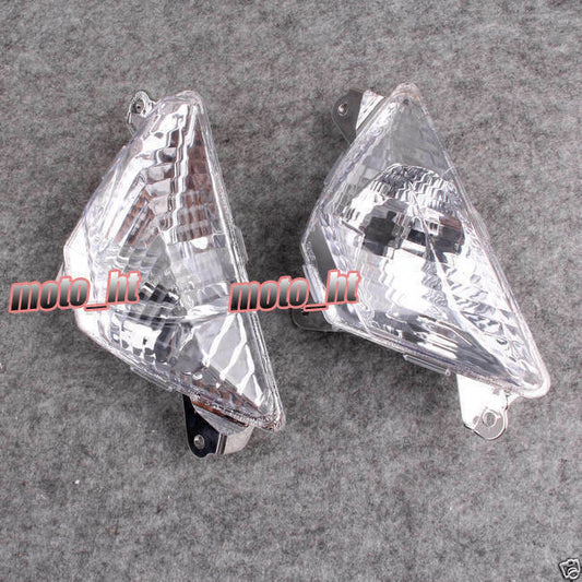 Front Turn Signal Light Indicator Clear Lens Cover for KAWASAKI ZX6R 13-14