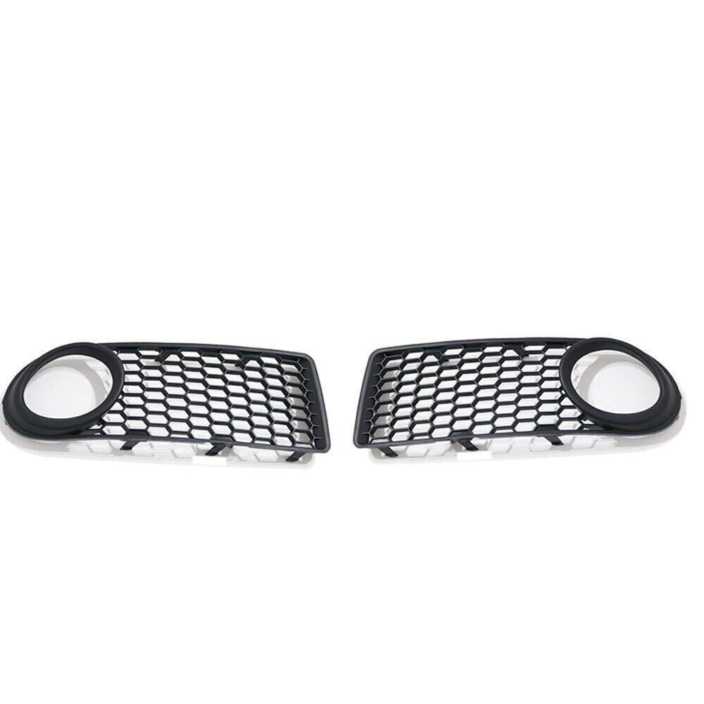 Mesh Grille Front Bumper Fog Lamp Cover Frame 1 Pair for VW Beetle/Cabrio 06-11