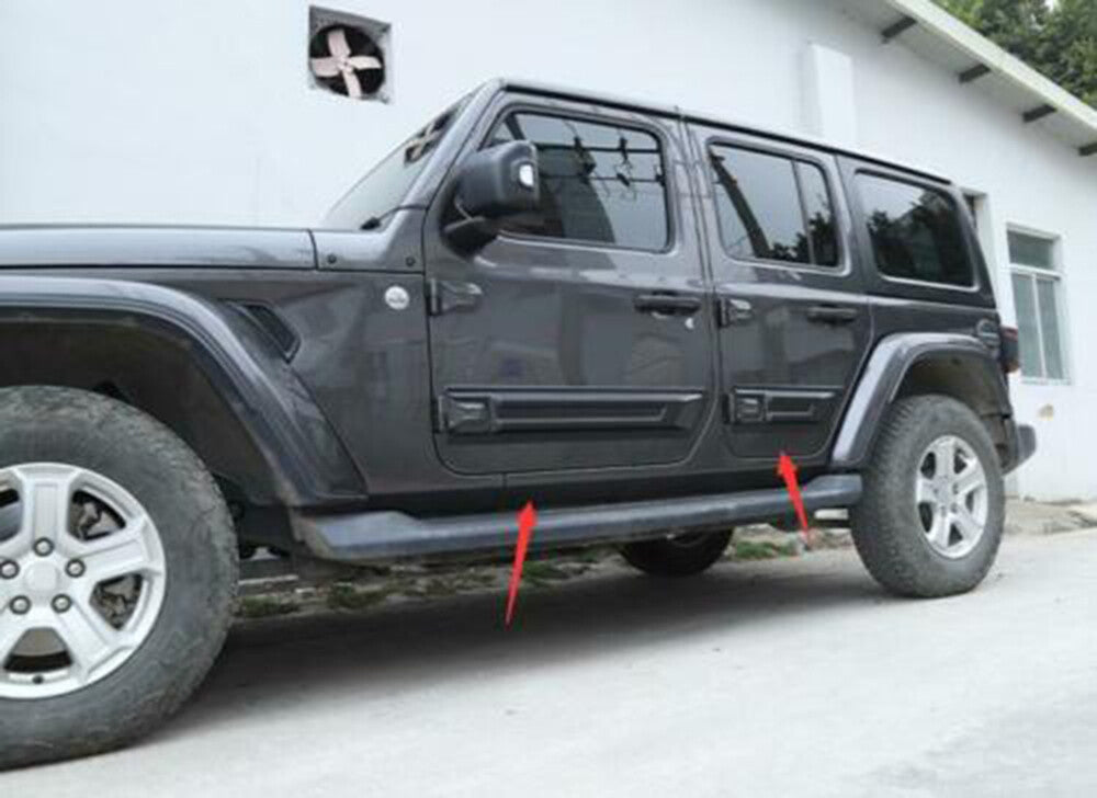 Side Door Body Molding Anti-scratch Guard Cover for Jeep for Wrangler JL JT 2018-24