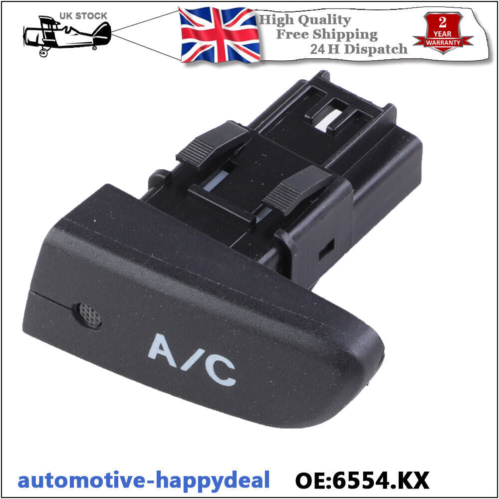 Air Condition AC Switch Button for Peugeot 107 for Citroen C1 for Toyota Aygo 6554KX