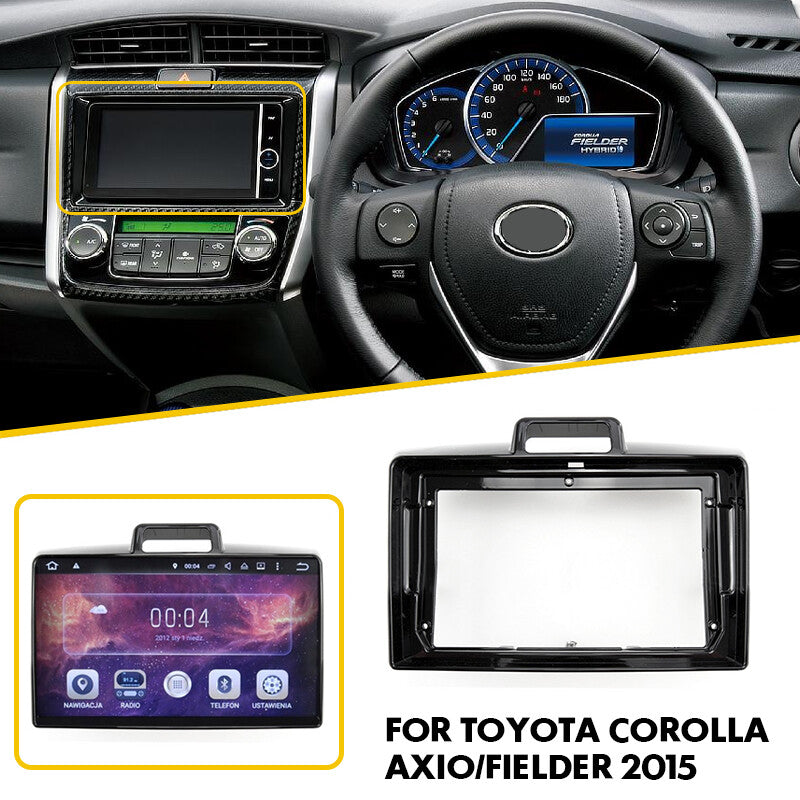 Fascia Car Radio Panel 9-inch Stereo Dashboard Frame for 2015 for Corolla Axio n
