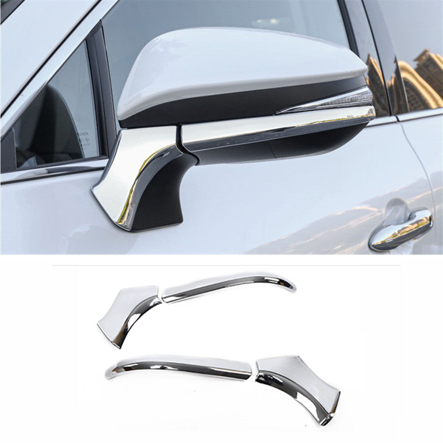 for Toyota Venza 2021-2023 Chrome Side Mirrors Rearview Stripe cover decor Trim