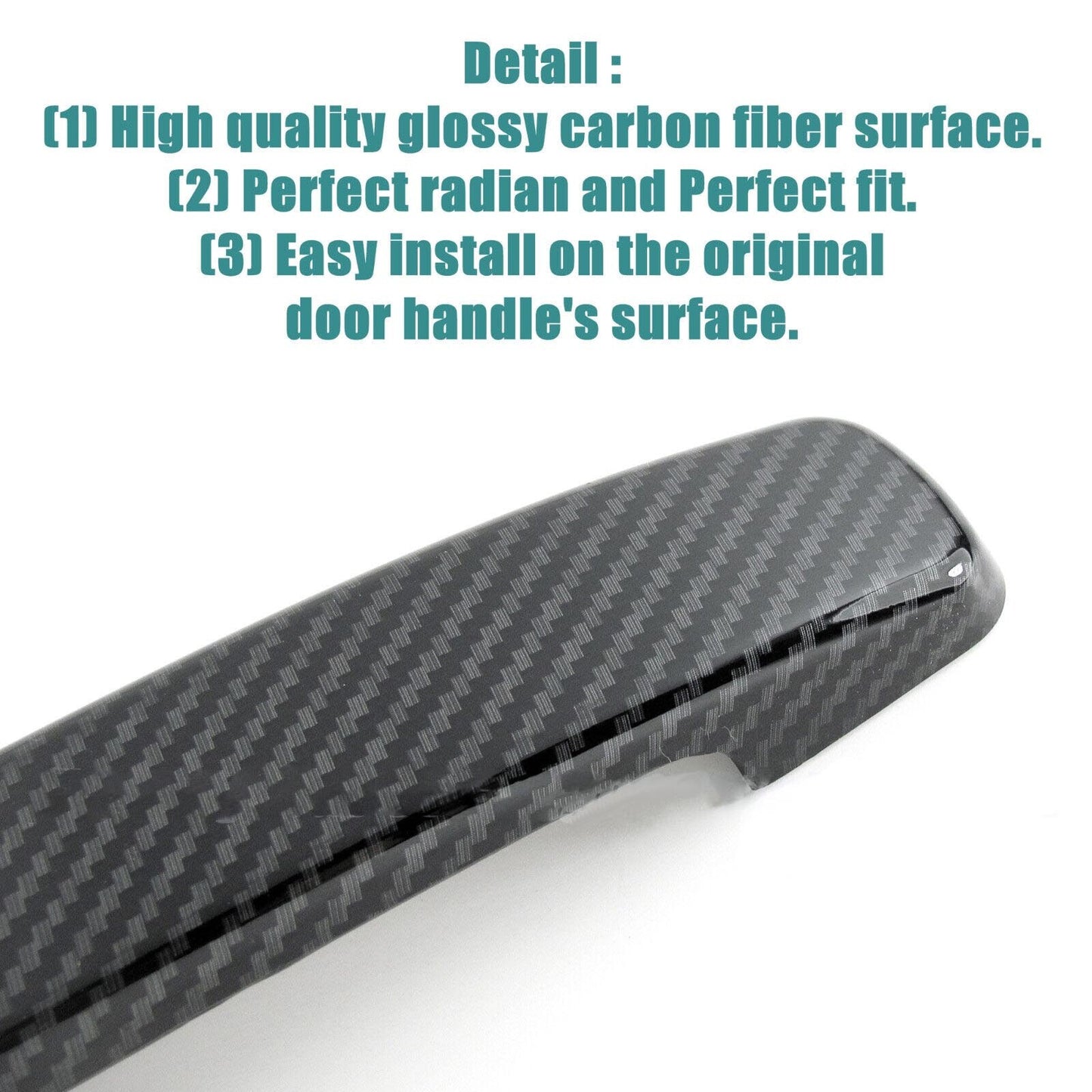 Carbon Fiber Cover for Infiniti G G37 Coupe Convertible IPL for Smart Door Handle