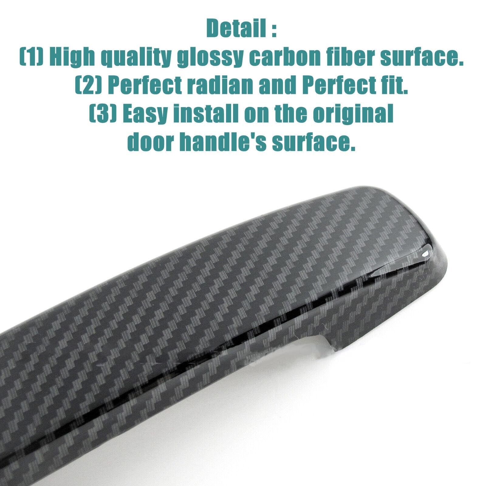 Carbon Fiber Cover for Infiniti G G37 Coupe Convertible IPL for Smart Door Handle
