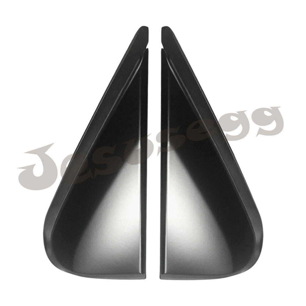 2Pcs for Toyota LC200 08-11 Black Left+Right Rearview Mirror A-Pillar Trim Panel
