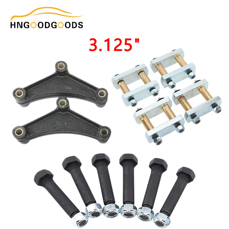 3.125-inch heavy-duty suspension kit for 1-3/4-inch wide tandem axle trailer suspension