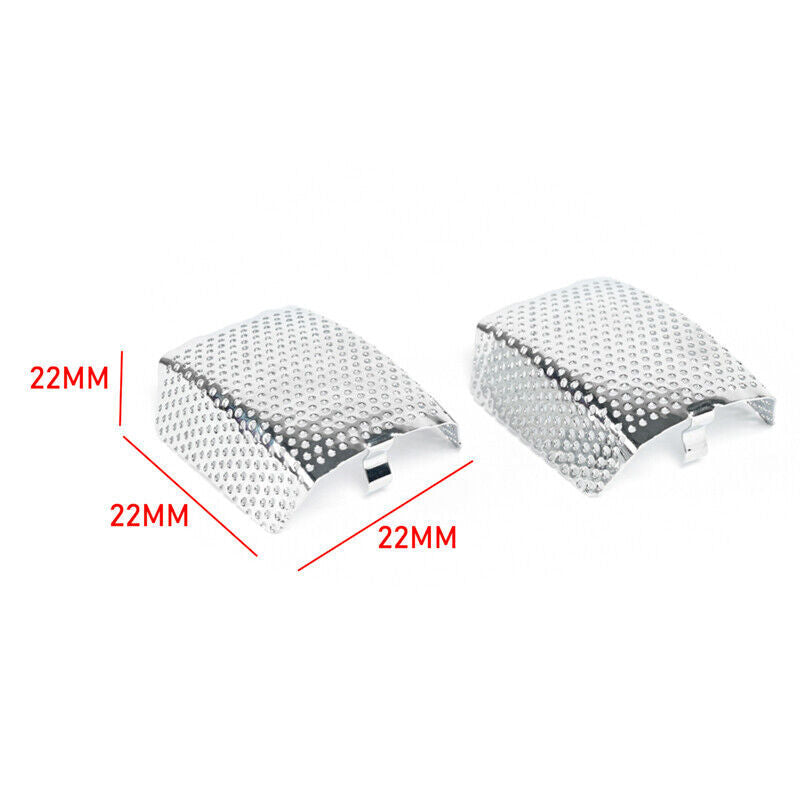 Chrome front brake caliper insert kit protector for Harley-Davidson Touring models - n