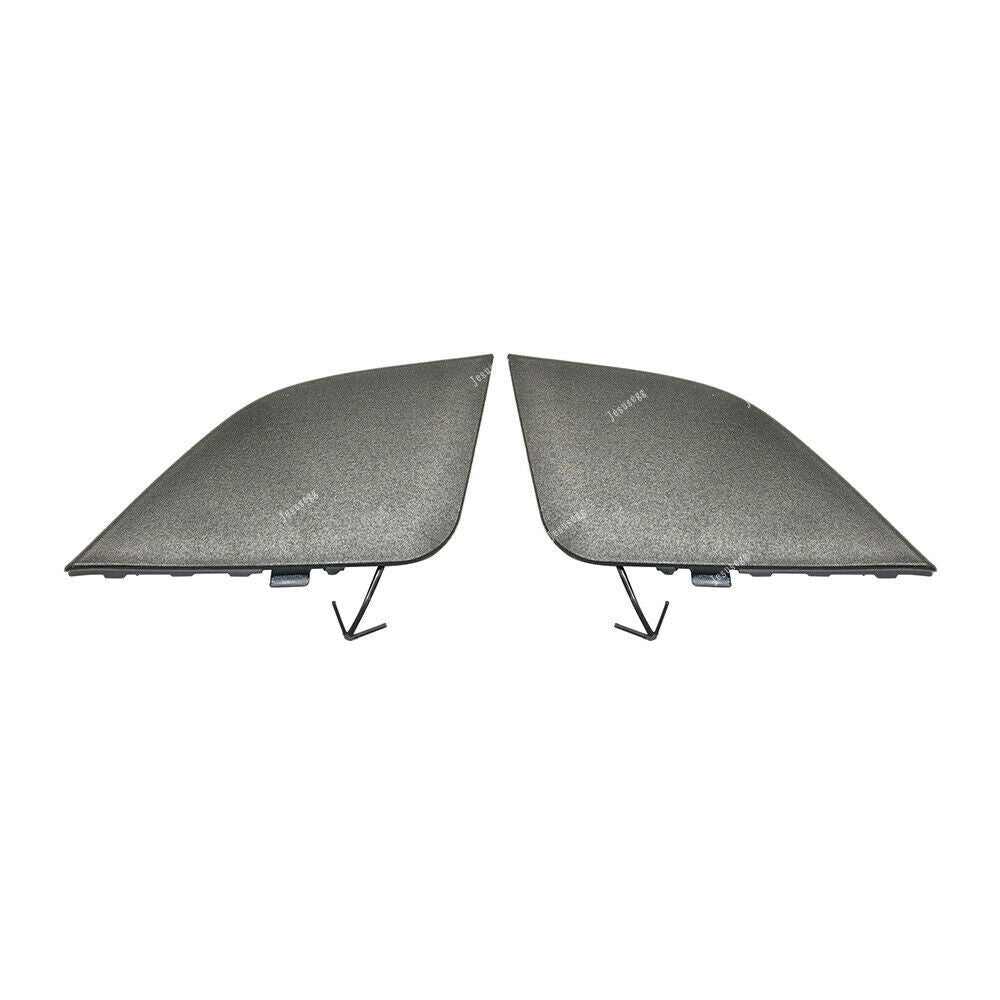 Pair Front Left +Right Bumper Tow Hook Eye Cover for Toyota RAV4 2016?18 Black