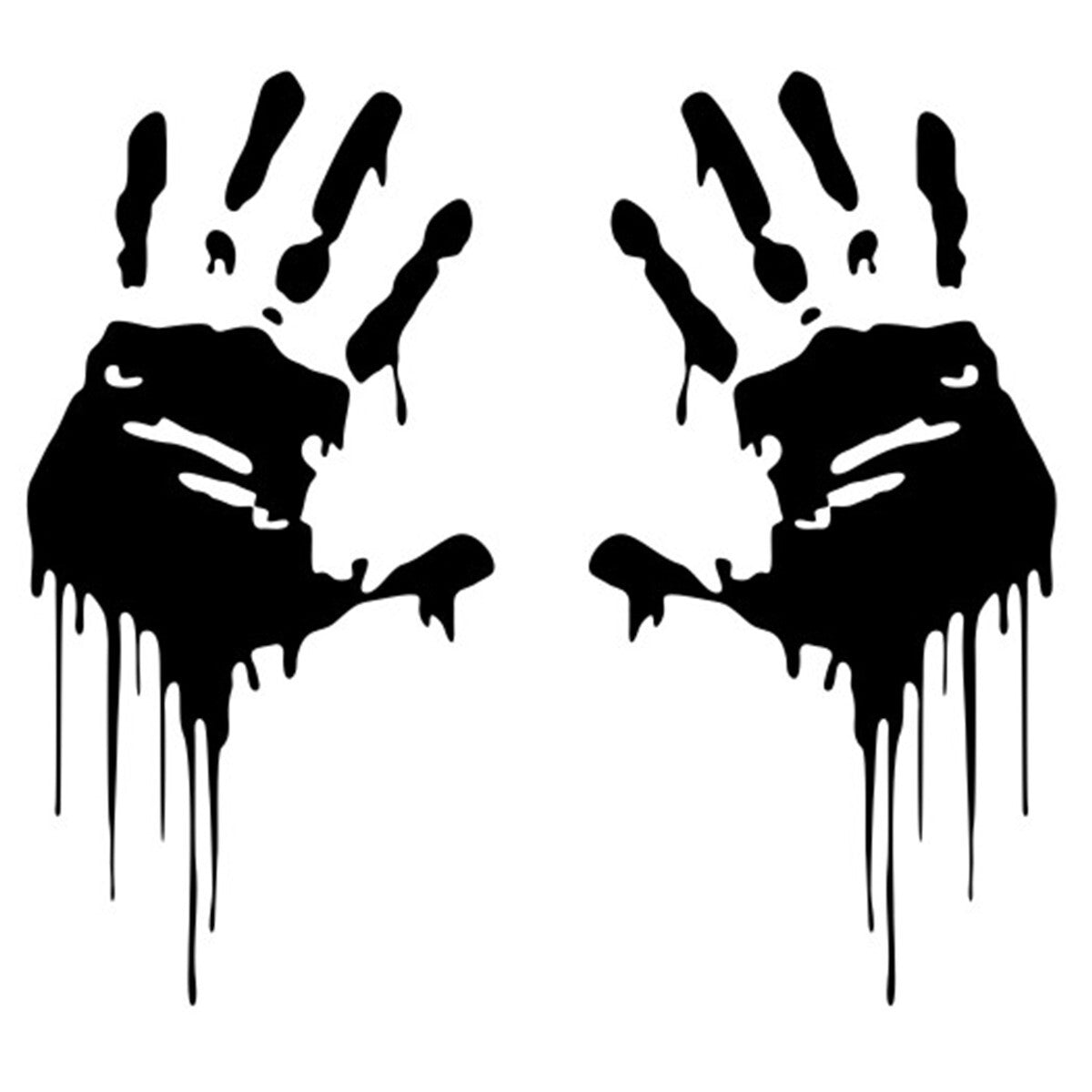 Car Stickers Body Door Hood Decoration Vinyl Decals Accessories Water-proof 2Pcs