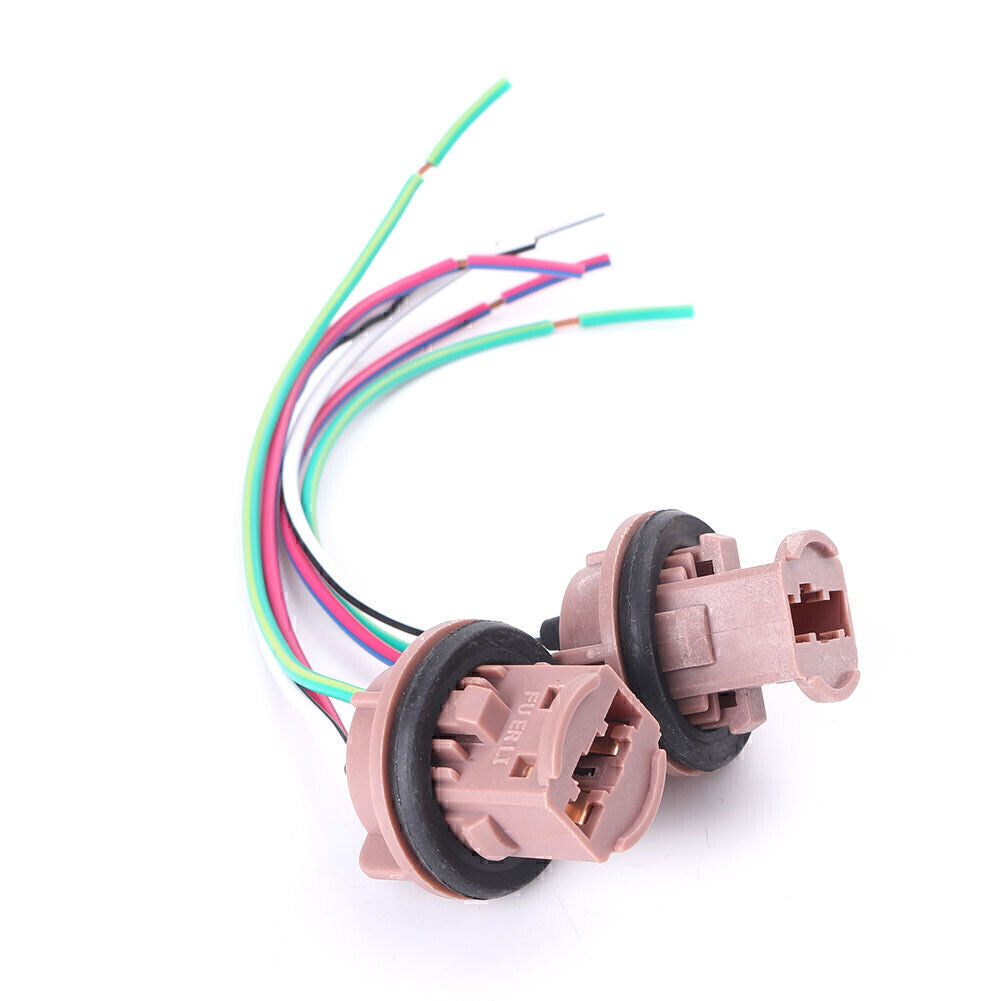 7443 Car Bulb Socket Brake Turn Signal Light Harness Wire LED Tail Plug 7440 T20