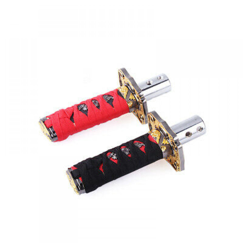 Universal 410cm Black Samurai Sword Shift Knob Shifter Katana Metal Racing JDM