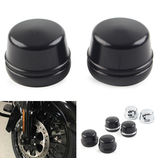 for Harley Electra Glide Ultra Classic FLHTC FLHTCU Front Axle Cap Nut Covers