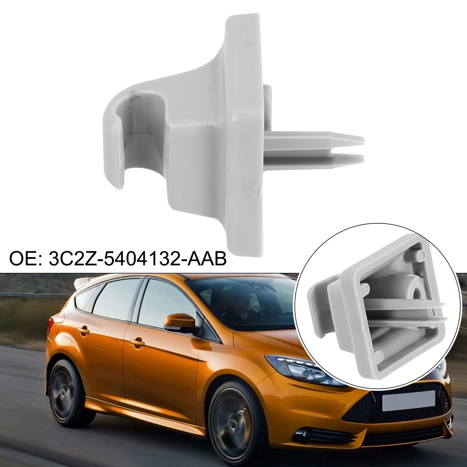 for Ford For E250 E350 2008-2014 Econoline Van Grey Sun Visor Clip Retainer
