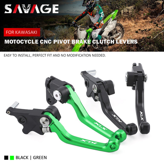 CNC Pivot Brake Clutch Levers for KAWASAKI KLX 140/L/G 2021 KLX140 R RF RL 2024 Q