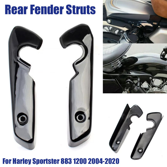 Black short rear fender fender support bracket for Harley Sportster 2004 - 2020 - n