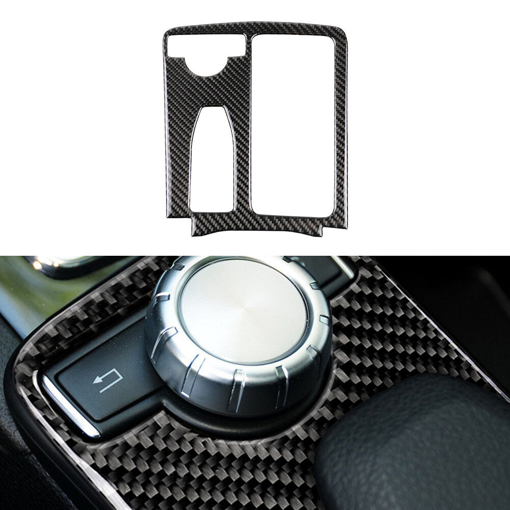 Carbon Fiber Cup Holder Trim for Mercedes-Benz C-Class E-Class W204