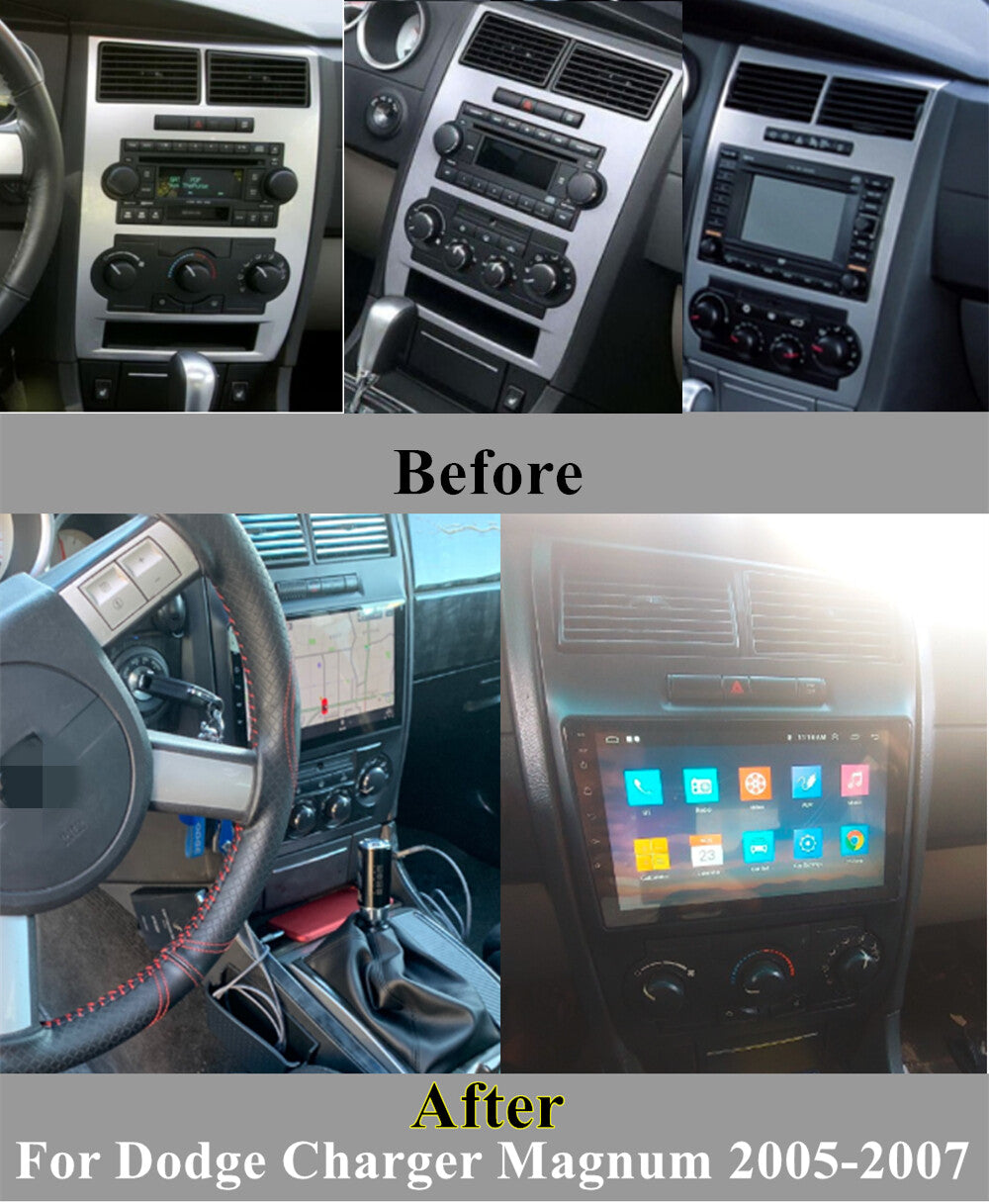 9 Android11 Stereo Radio GPS WIFI Navigation for Dodge for Charger Magnum 2005-2007