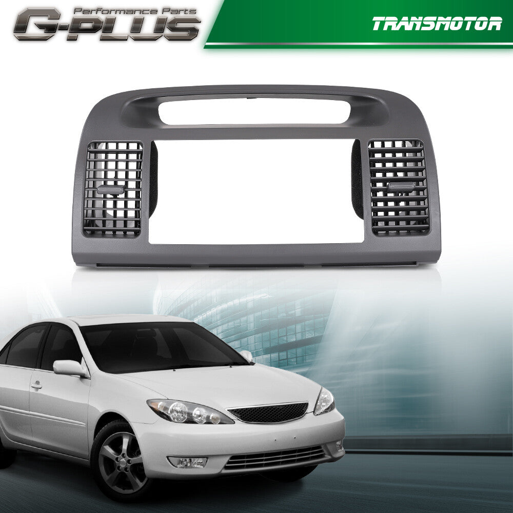 for Camry Center Dash Air Conditioning Vents Radio Stereo Trim Bezel Fits 2002 - 2006 for - v