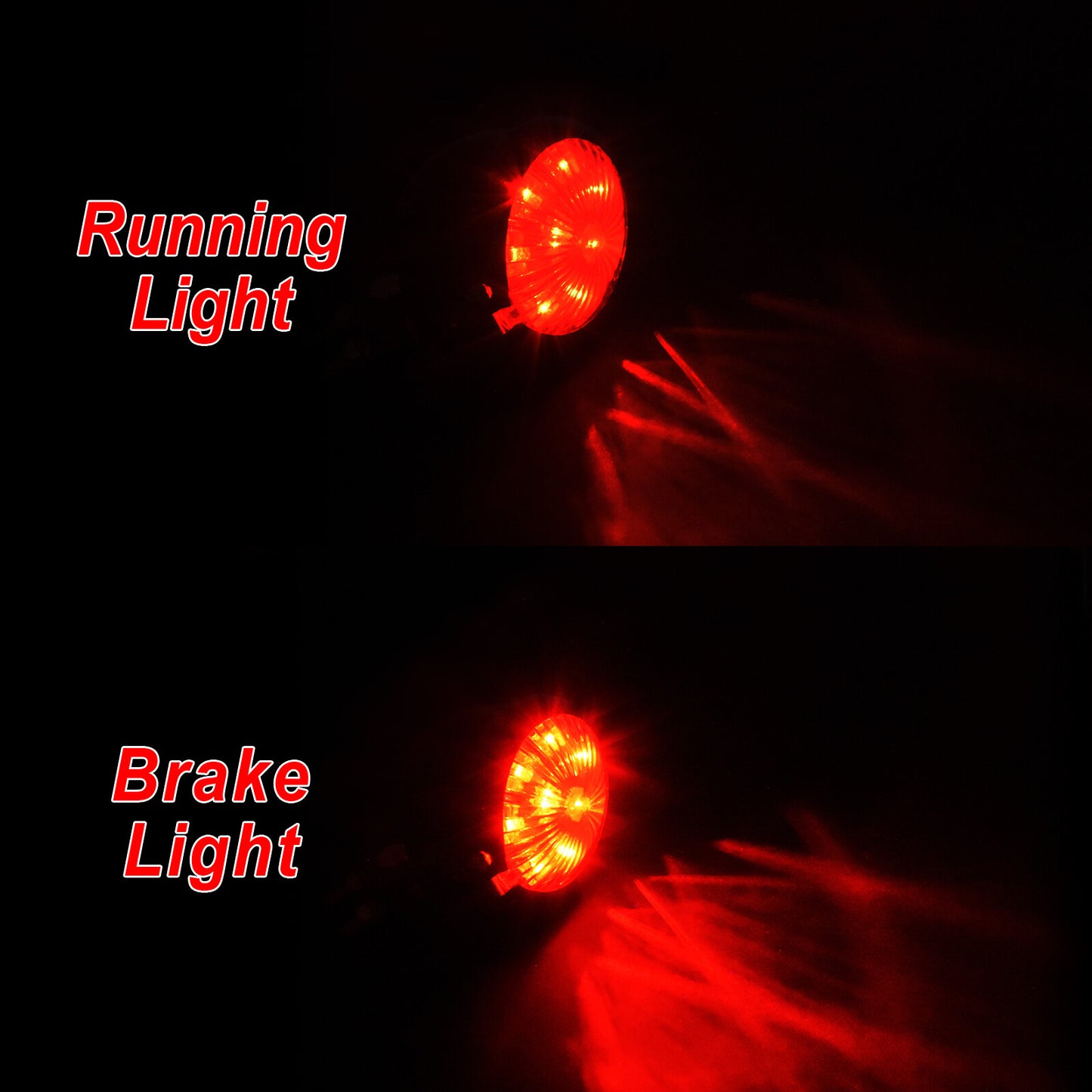 Chrome Rear Fender Tail Running Brake Stop Light Lamp Fit for Harley Sportster