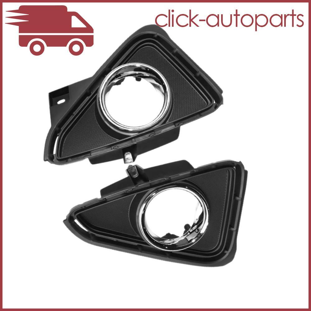 Fits For RAV4 2015-2016 2x Front Left Right Side Bumper Fog Light Cover Trim
