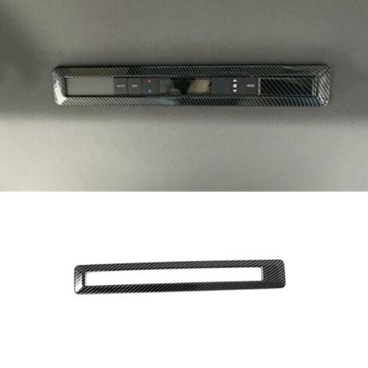 Carbon Fiber Rear Air Conditioning Switch Cover Trim for Toyota for Sienna 2021-2023