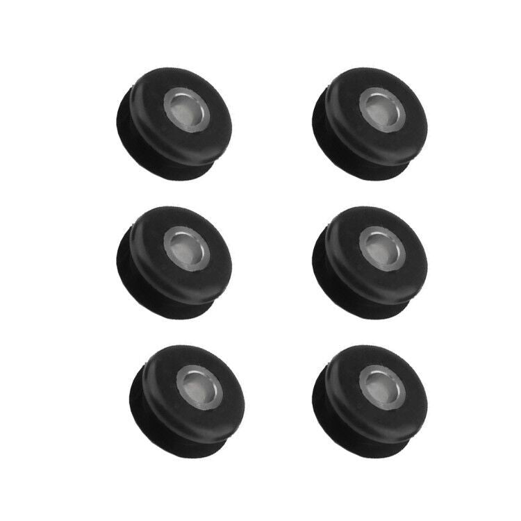 6Pcs Motorcycle Gas Tank Mounts Metal  Rubber Grommets for Harley Softail FXWG Q