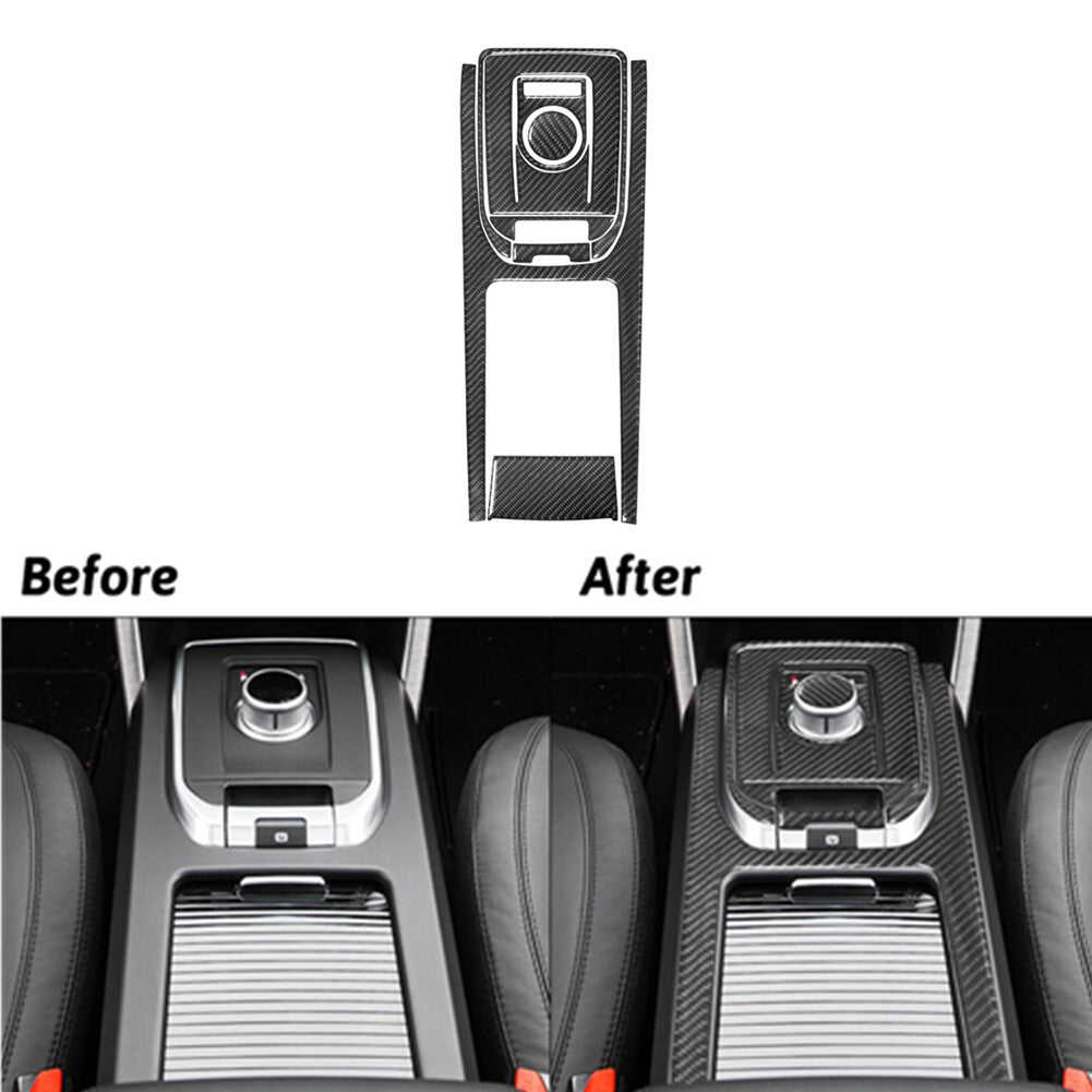 Carbon Fiber Center Console Cover Trim for Land Rover Discovery Sport 2015-2019