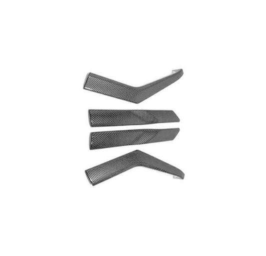 Car for Ford Explorer 20-22 4X Carbon Fiber Inner Door Armrest Panel Cover Trim