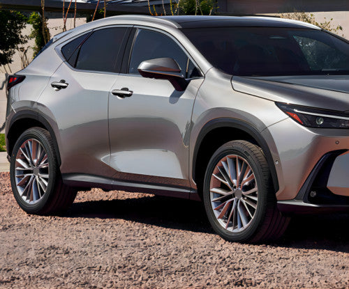 for Lexus NX 200t 300 300h 2015-2021 Black Steel Window Molding Strips Trim 10x