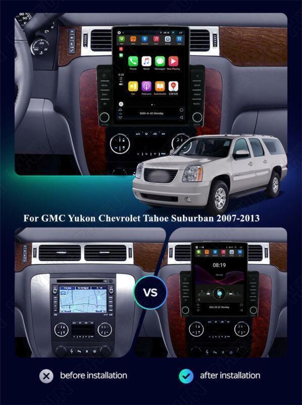 9.5 Android 10.1 Stereo Radio 2+32GB Head Unit Car For 07-13 for GMC for Yukon Carplay
