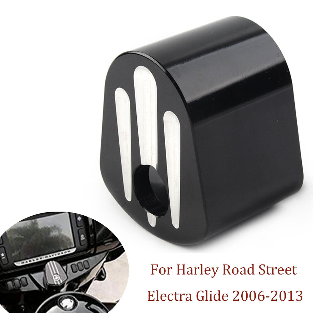 CNC cutting ignition switch cover suitable for Harley Electra Road Street Glide 2006 - 2013 - n