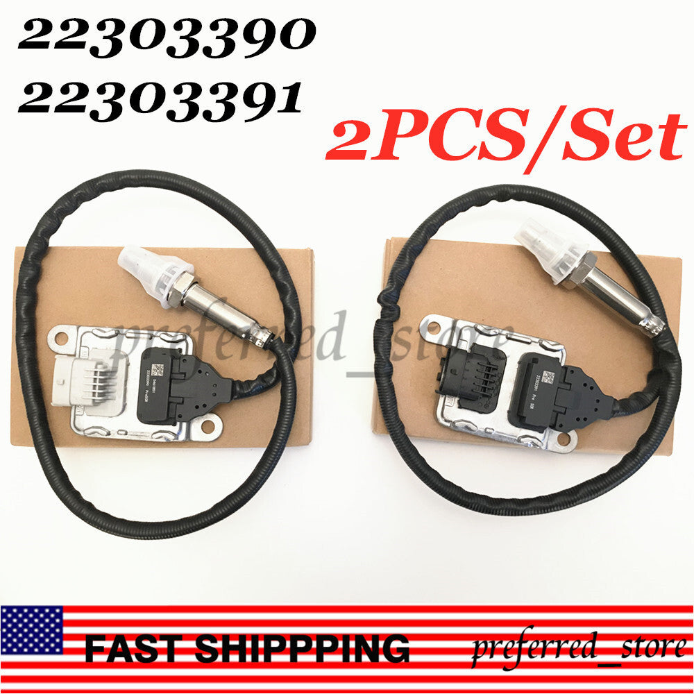 2-pack 22303390 22303391 NOx sensor for Mack MP8 for Volvo D11 D13 D16- v
