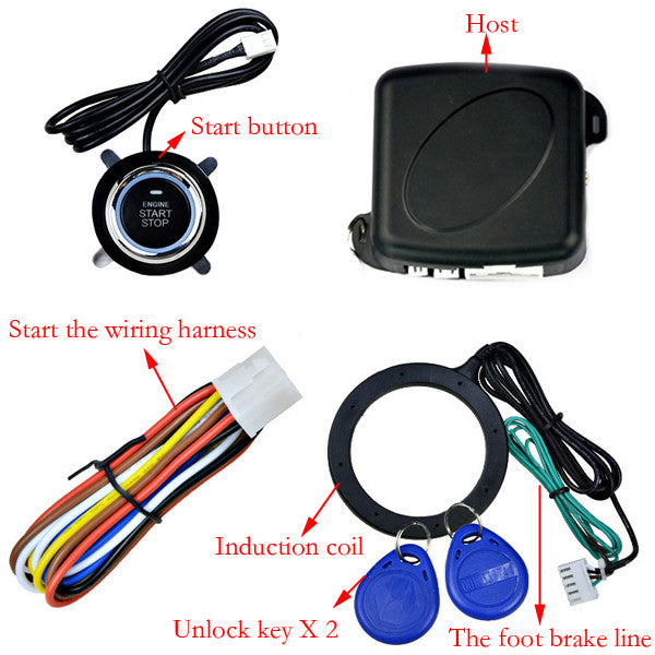 Keyless entry, push-start button, RFID lock, engine start, ignition, and car alarm are all very good. n
