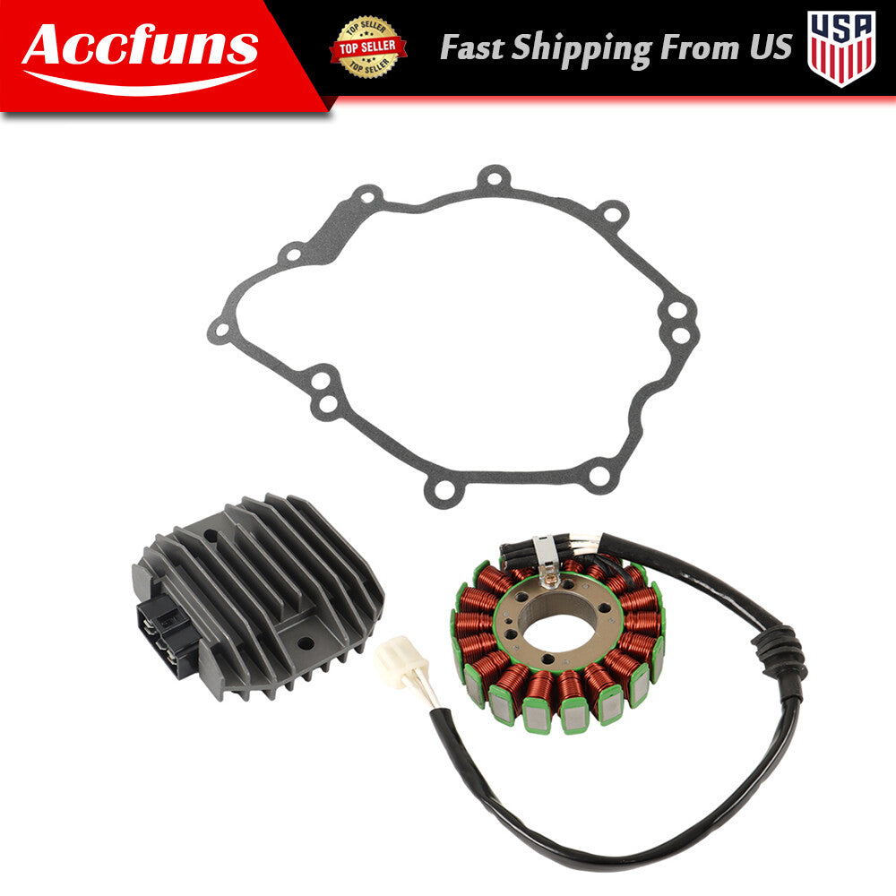 Suitable for Yamaha YZF-R6 (2003-2005) stator and regulator rectifier with gaskets. n