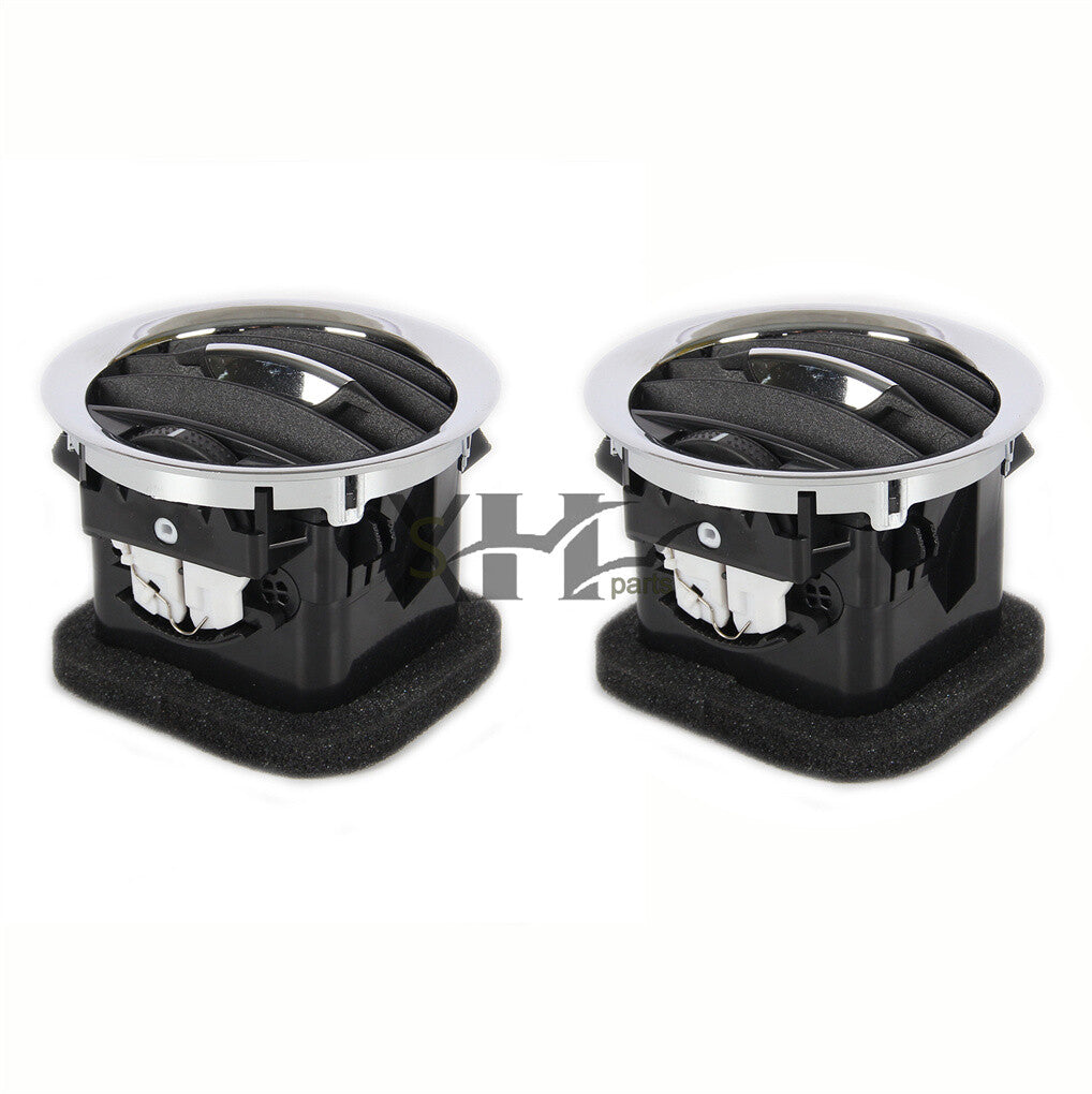 2* Chrome Dashboard AC Air Vent Kit Fit for OPEL #13417363# Q