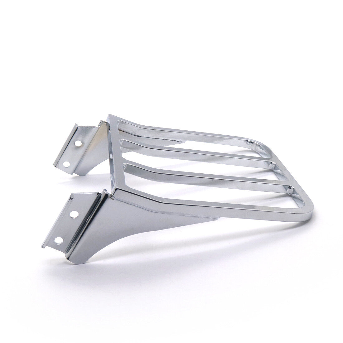 Chrome Sissy Bar Backrest Luggage Rack Rear Carrier for Harley Dyna FLSTS FXST