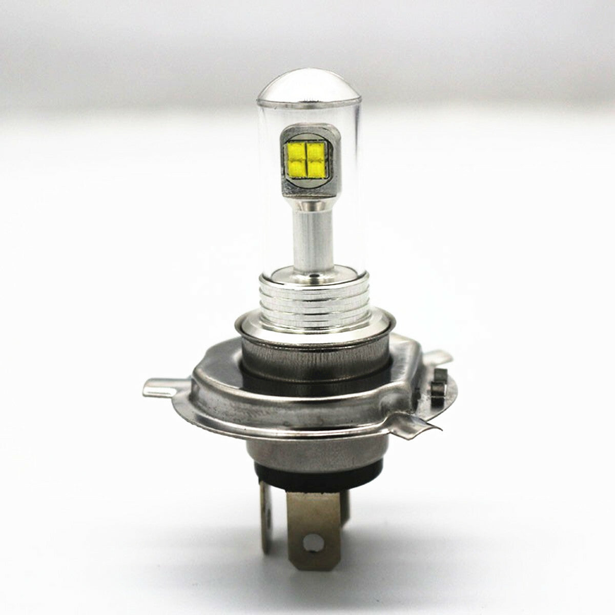 H4 6500K LED Hi/Lo Beam Front Light Bulb Super Bright Headlight For Motorcycle Q
