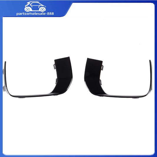 Pair Left Right Side Grille Black Surround Trim Fit for Range Rover Evoque 16-17
